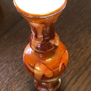 Italian made opaline glass vase